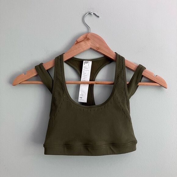 FABLETICS Sculptknit Contour Low-Impact Dark Moss Khloe Edit Size XS - Picture 8 of 15